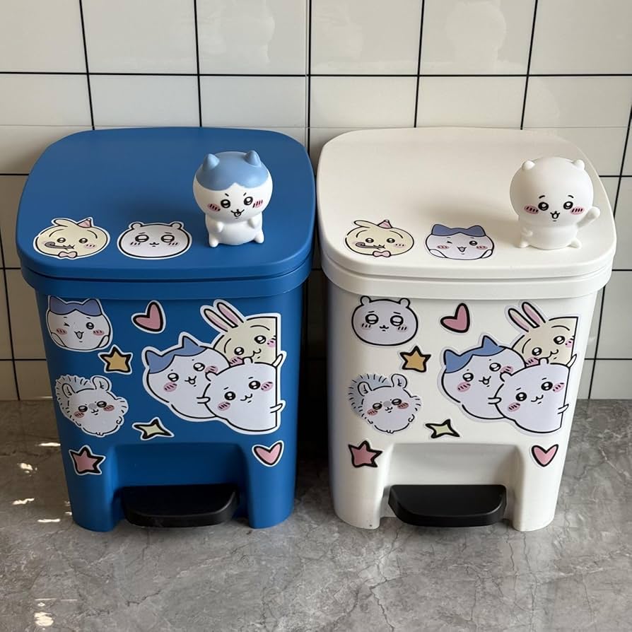 Amazon｜ちいかわ グッズ ゴミ箱 フタ付きゴミ箱 12L 可愛い